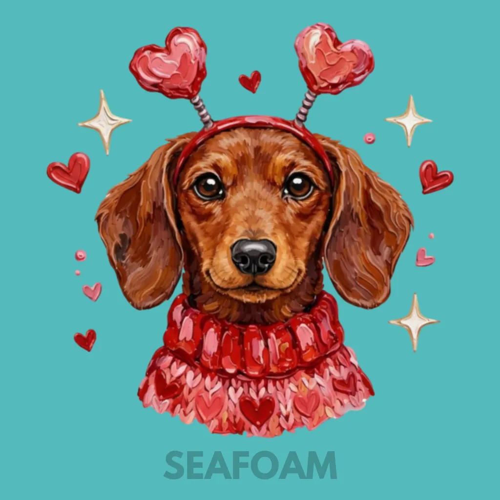 V02 - Dachshund Heart Headband Seafoam_Blank.webp