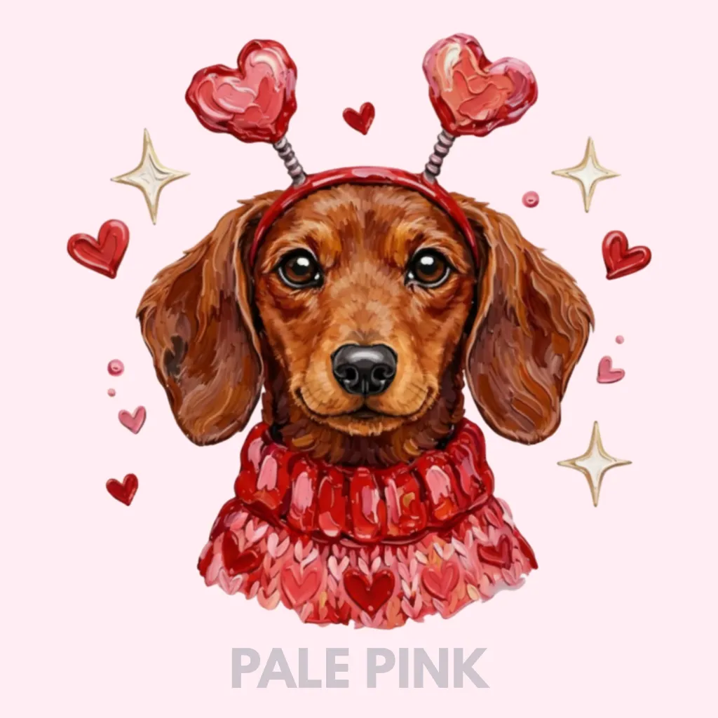 V02 - Dachshund Heart Headband PalePink_Blank.webp