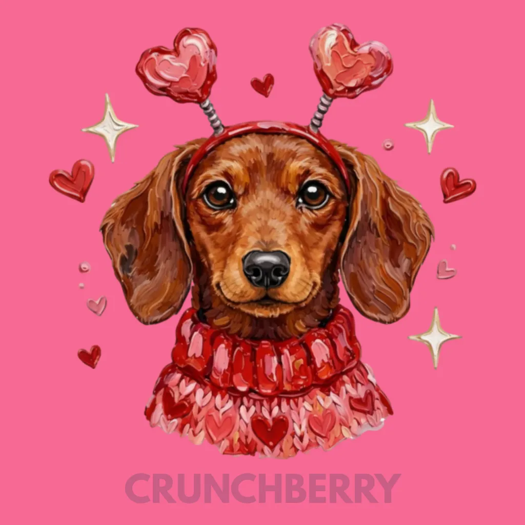 V02 - Dachshund Heart Headband Crunchberry_Blank.webp