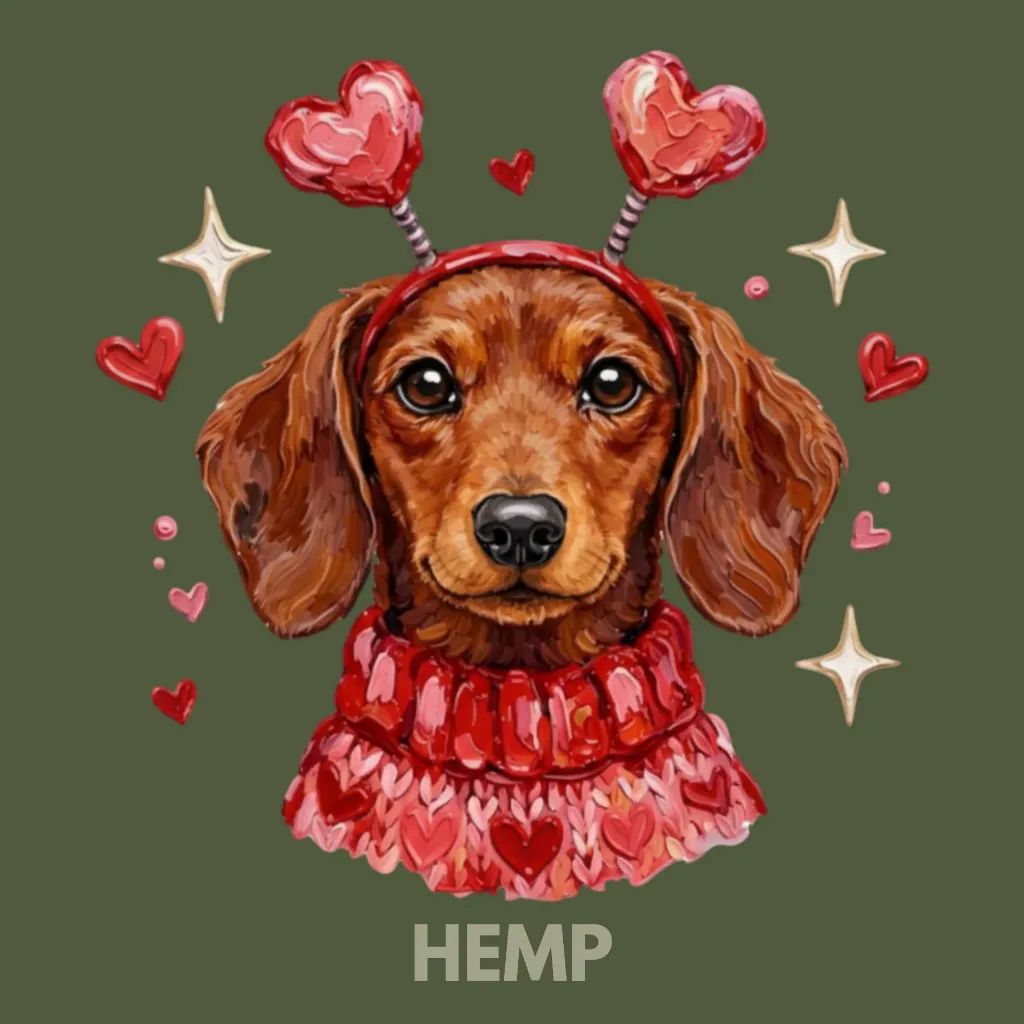 V02 - Dachshund Heart Headband Hemp_Blank.webp