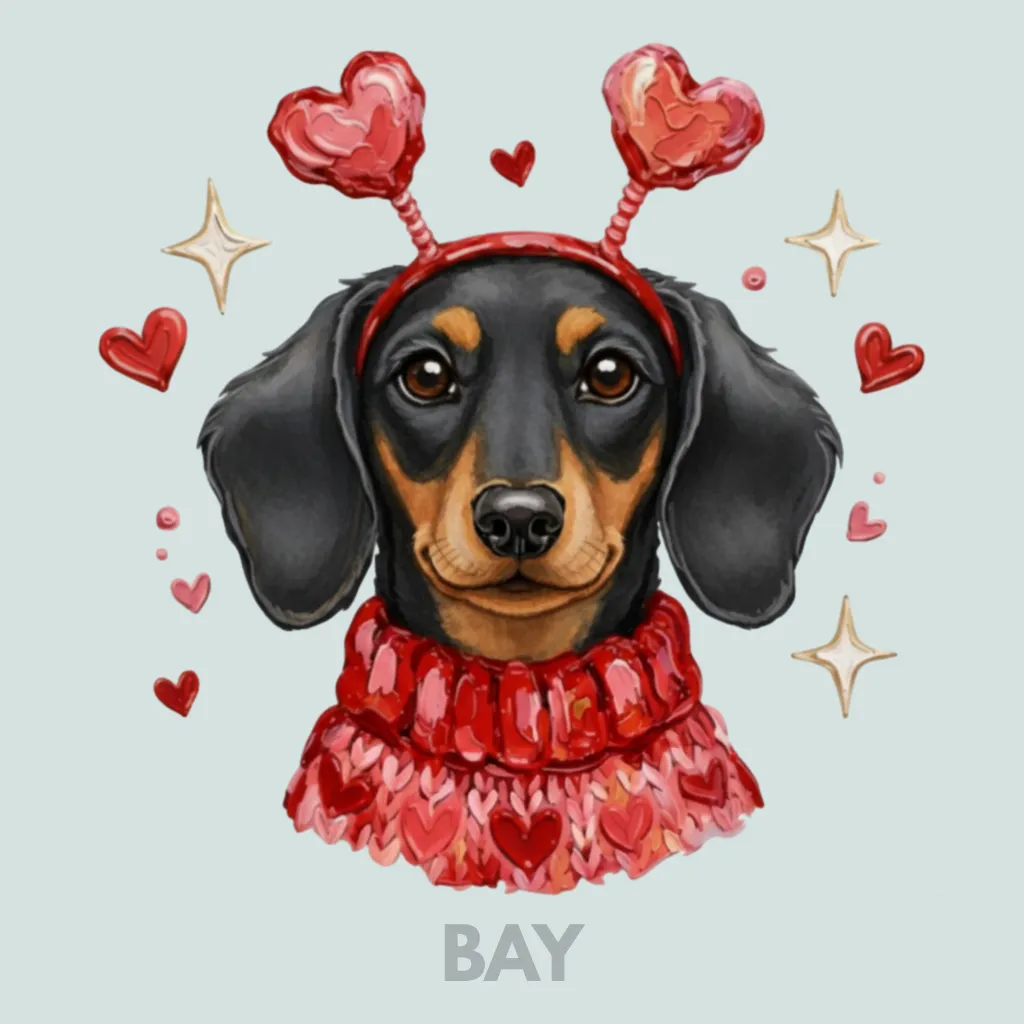 V03 - Dachshund Heart Headband Black and Tan Bay_Blank.webp