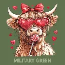 V04 - Highland licking lollipop MilitaryGreen_Blank.webp