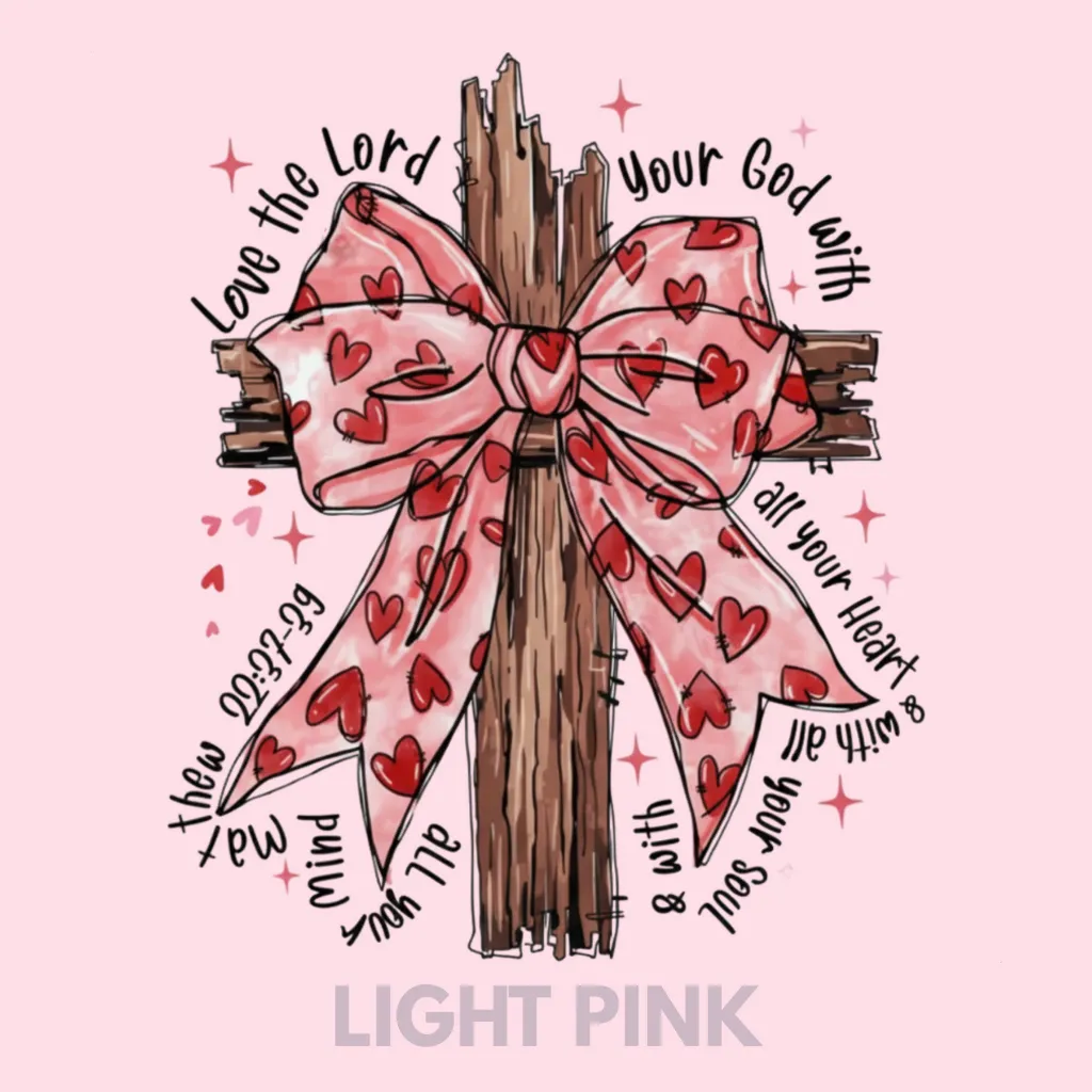 V07 - Matthew 22 Cross with bow LightPink_Blank.webp