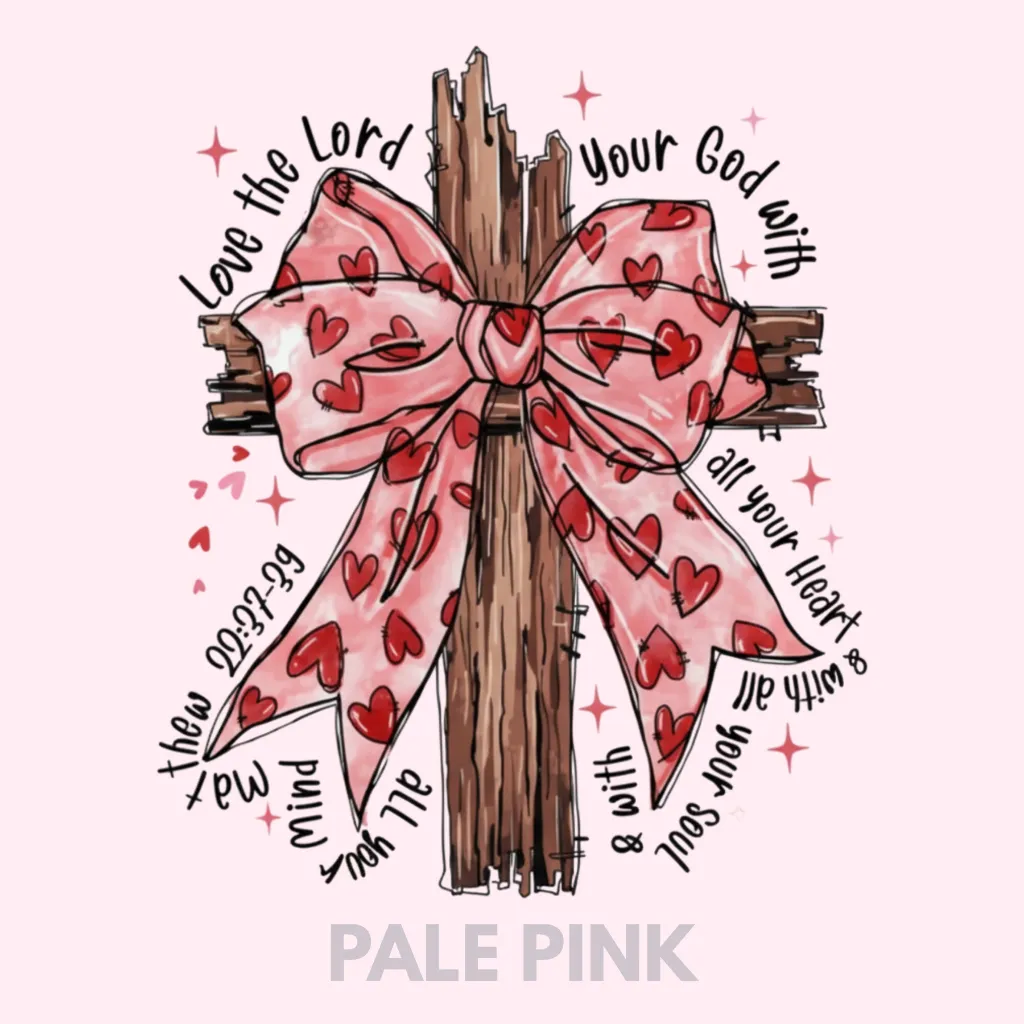 V07 - Matthew 22 Cross with bow PalePink_Blank.webp