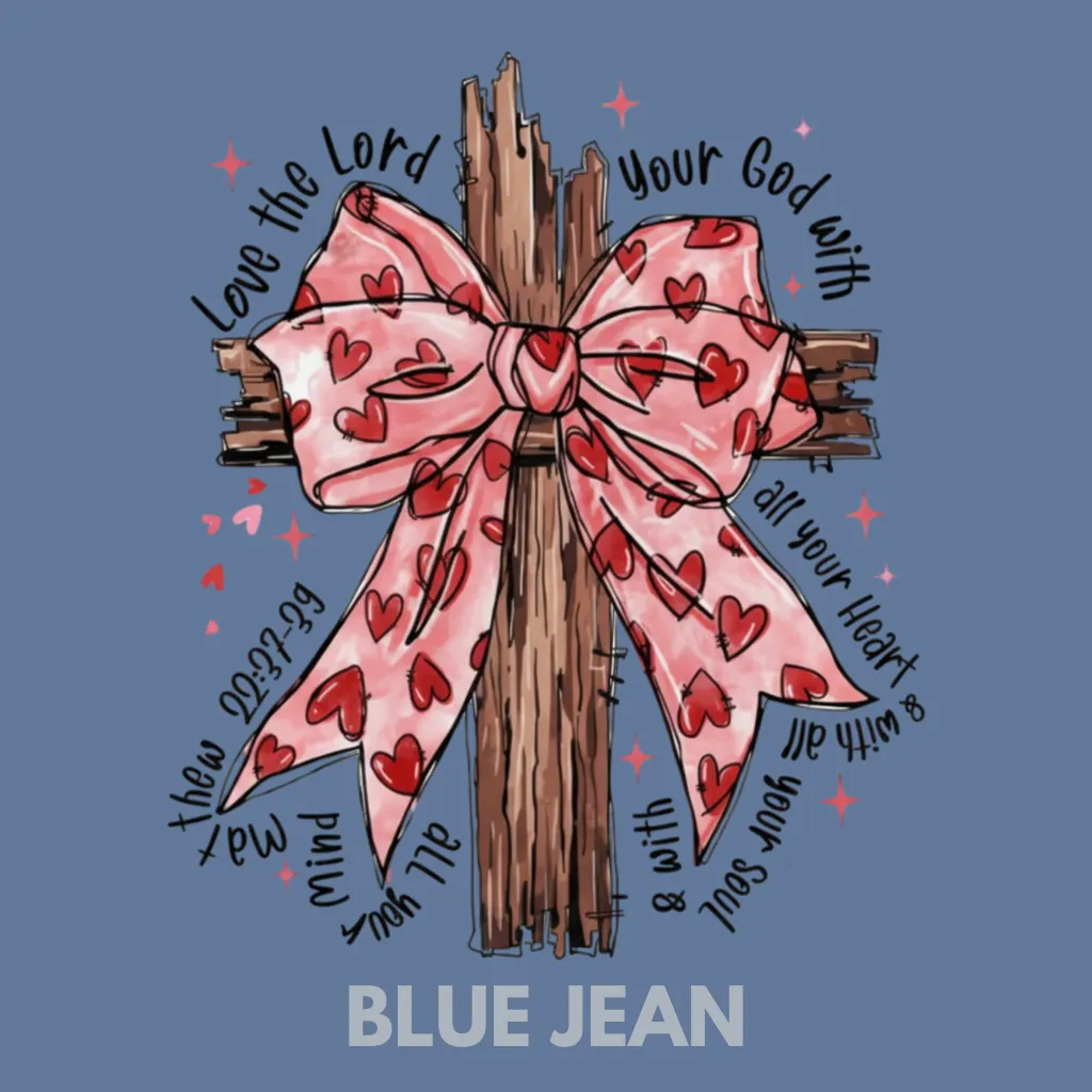 V07 - Matthew 22 Cross with bow BlueJean_Blank.webp