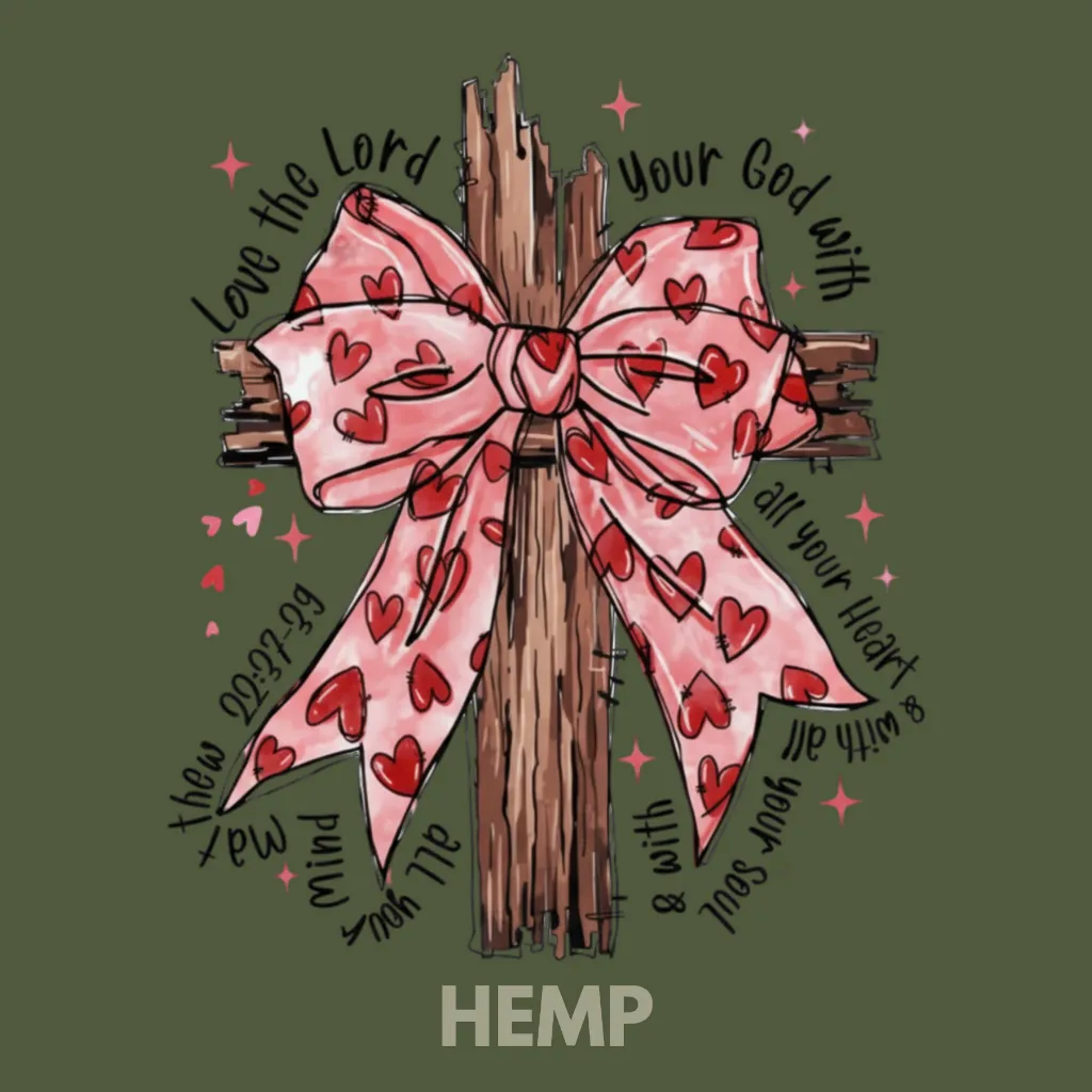 V07 - Matthew 22 Cross with bow Hemp_Blank.webp