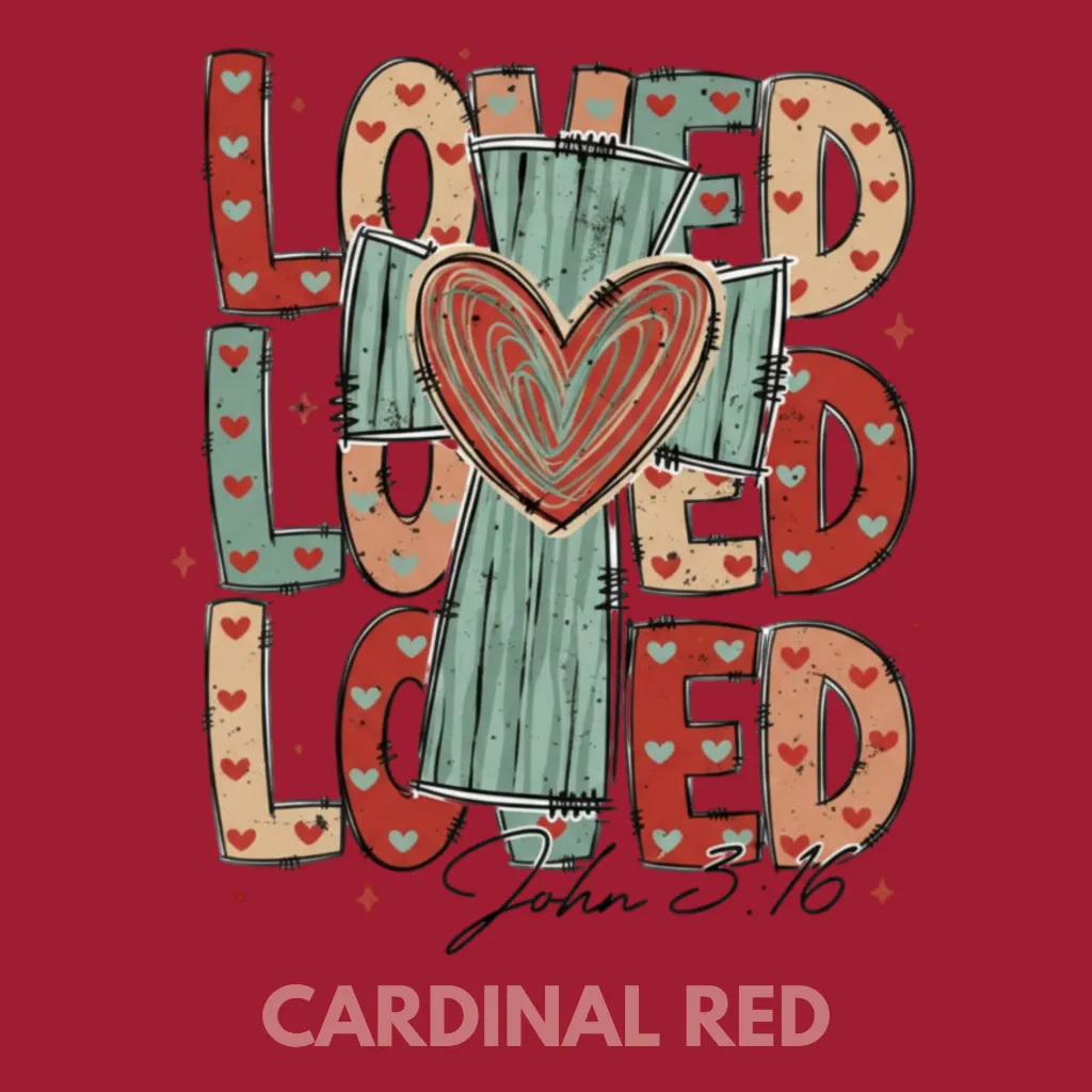V09 - x3 Love with Cross John 3_16 Cardinal_Blank.webp