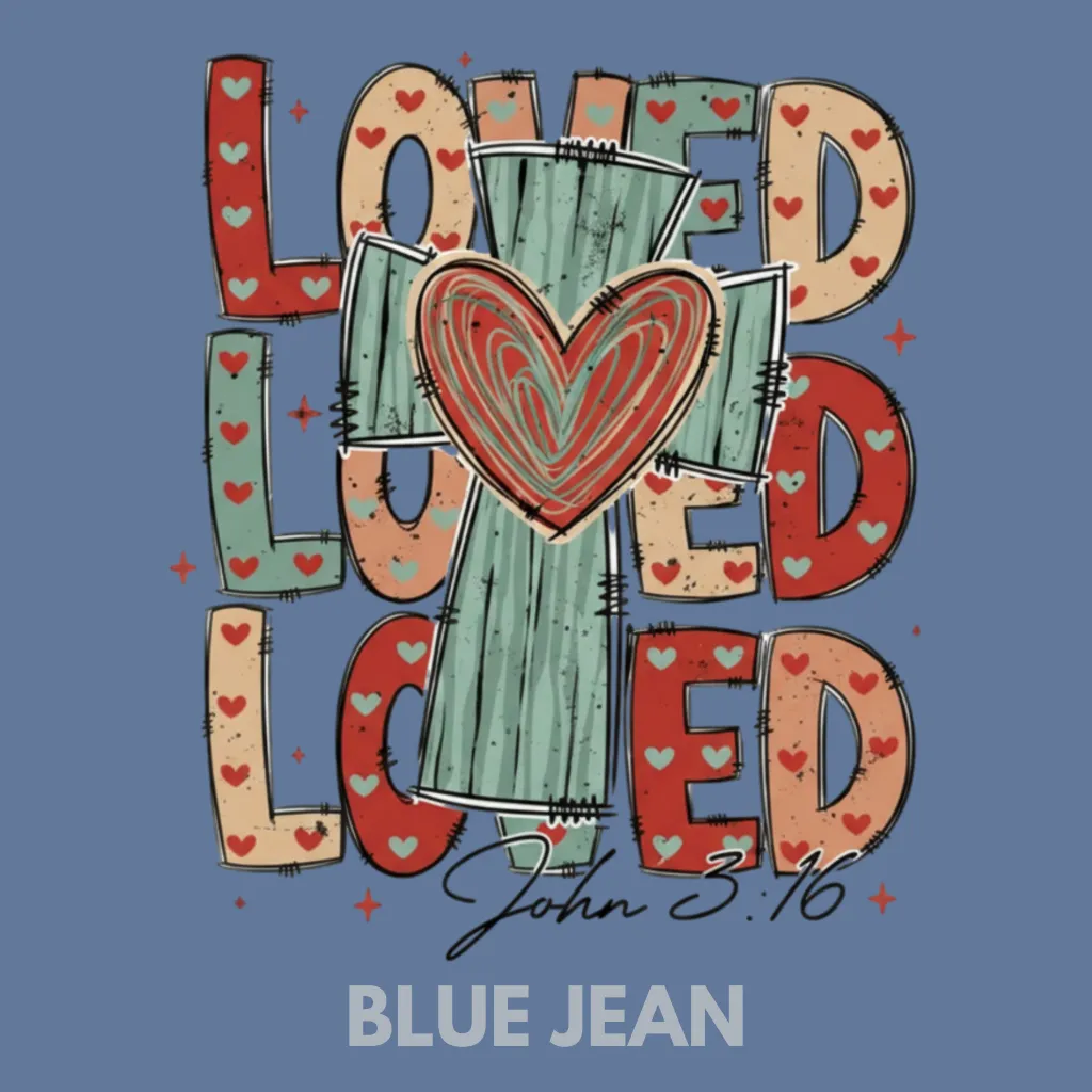 V09 - x3 Love with Cross John 3_16 BlueJean_Blank.webp