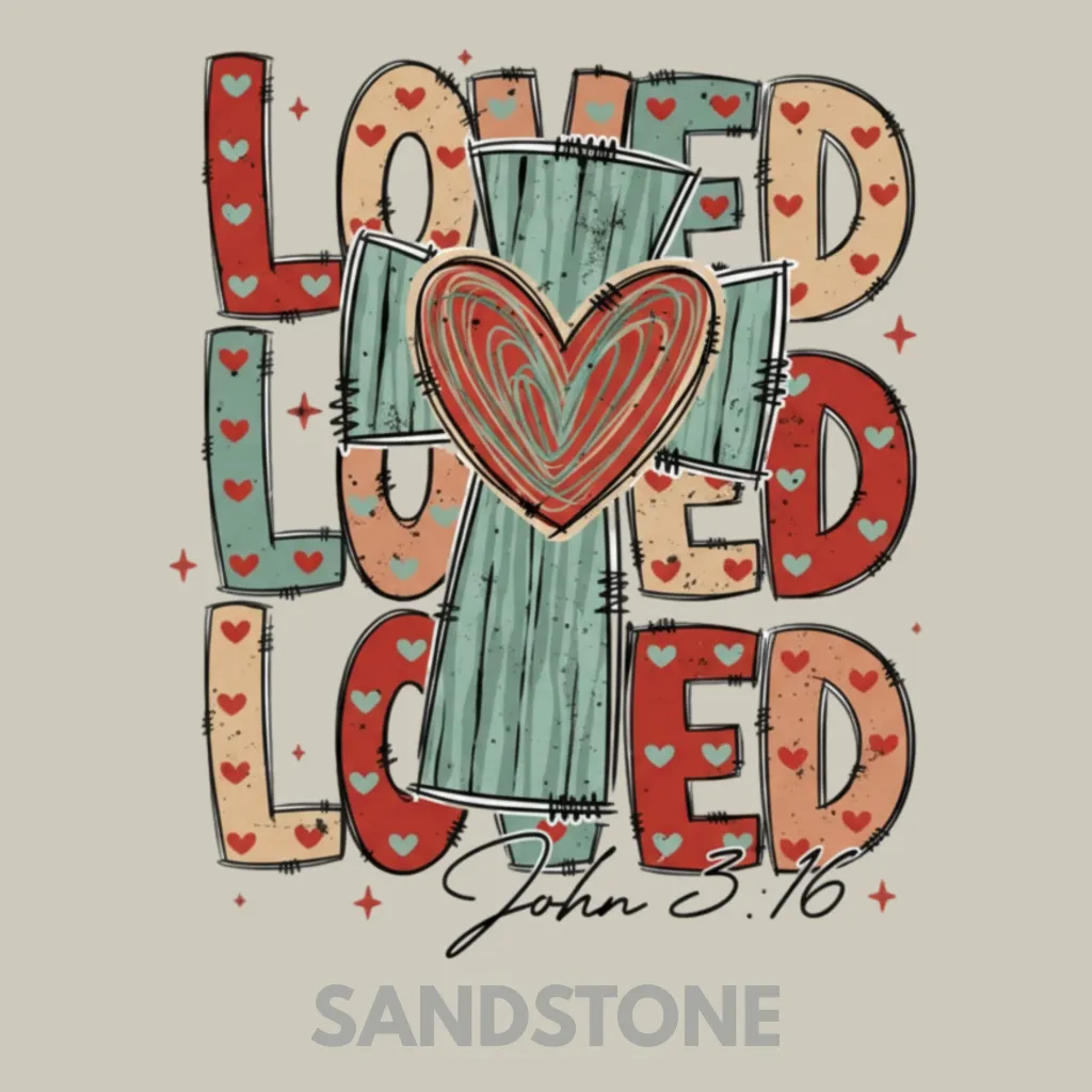V09 - x3 Love with Cross John 3_16 Sandstone_Blank.webp