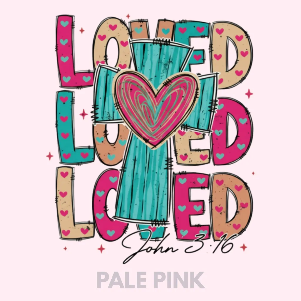 V10 - x3 Love with Cross John 3_16 BRIGHT TEAL and PINKS PalePink_Blank.webp