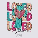 V10 - x3 Love with Cross John 3_16 BRIGHT TEAL and PINKS Ash_Blank.webp