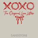 V11 - XOXO Original Love Ltrs Sandstone_Blank.webp