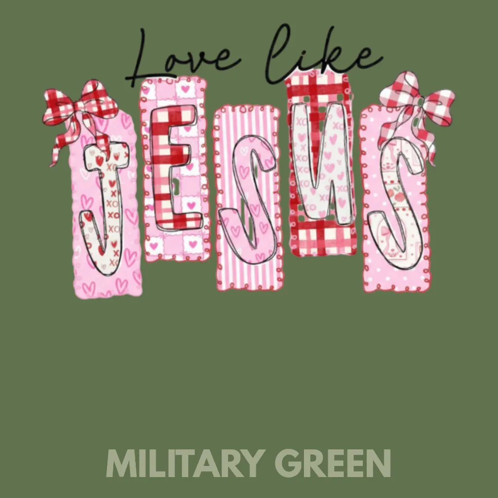 V12 - Love like Jesus MilitaryGreen_Blank.webp
