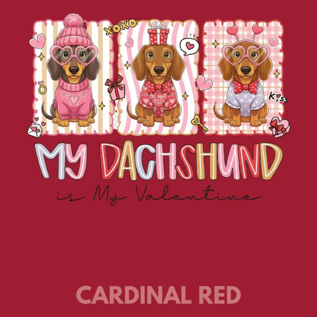 V14 - x3 Dachshund is my Valentine Cardinal_Blank.webp