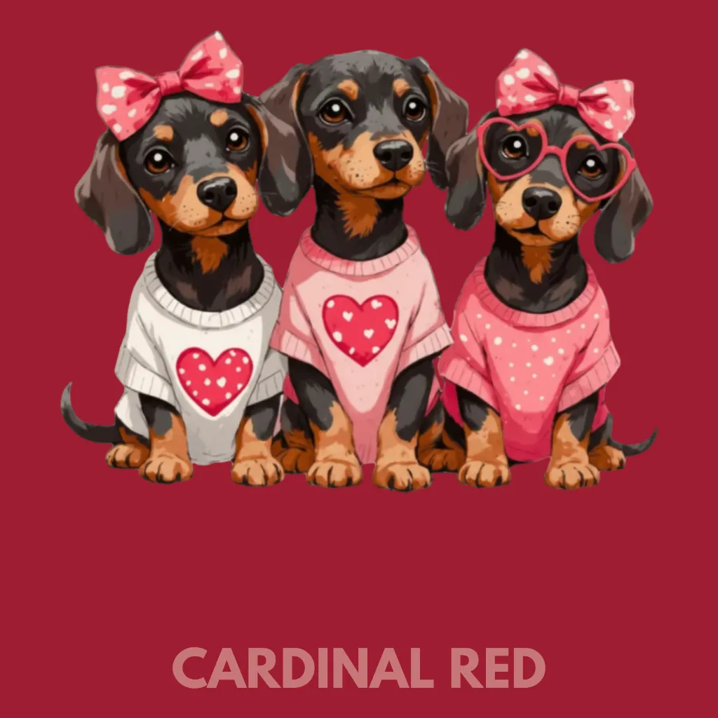 V16 - x3 retro Dachshunds Cardinal_Blank.webp