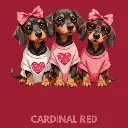 V16 - x3 retro Dachshunds Cardinal_Blank.webp