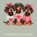 V16 - x3 retro Dachshunds StonewashedGreen_Blank.webp