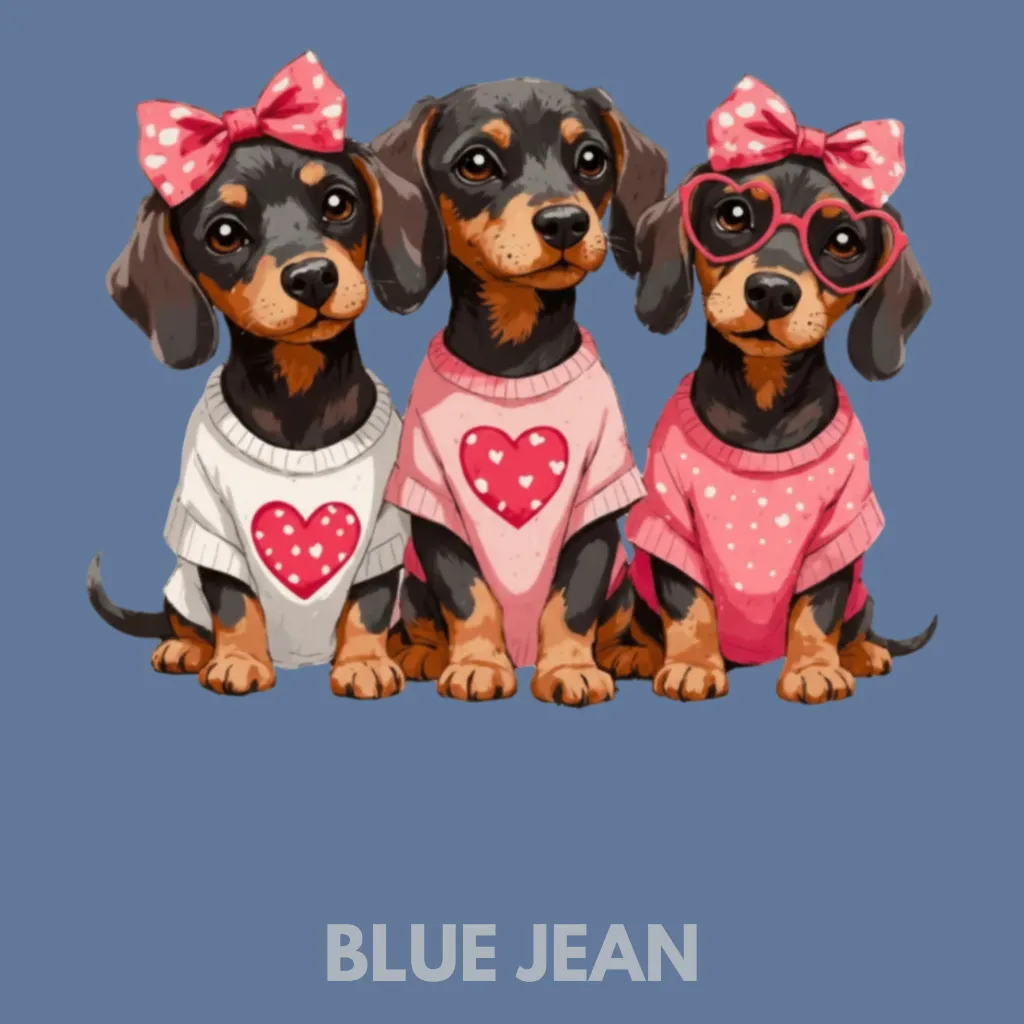V16 - x3 retro Dachshunds BlueJean_Blank.webp