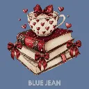 V20 - Coffee Cup on Stacked Books BlueJean_Blank.webp