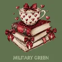 V20 - Coffee Cup on Stacked Books MilitaryGreen_Blank.webp