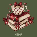 V20 - Coffee Cup on Stacked Books Hemp_Blank.webp