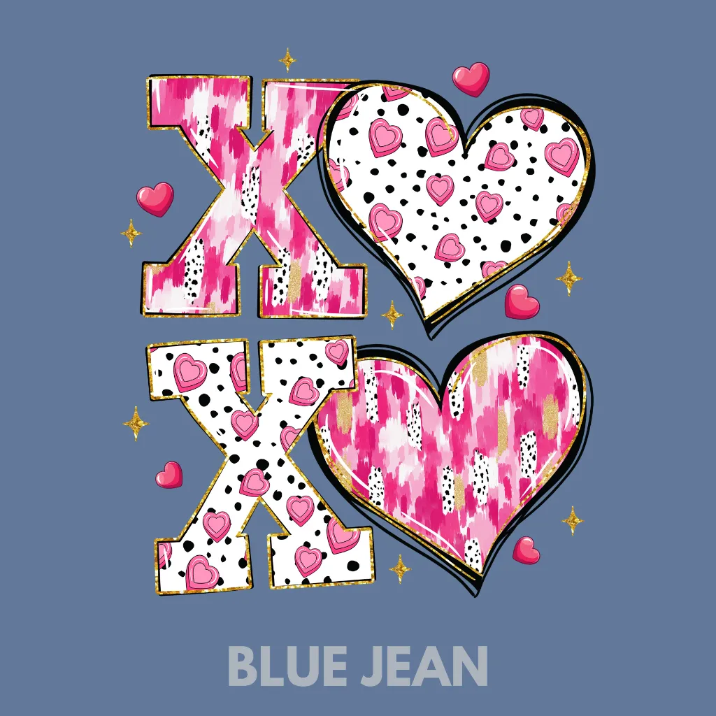 V21 - XOXO Black, white, pink, gold BlueJean_Blank.webp