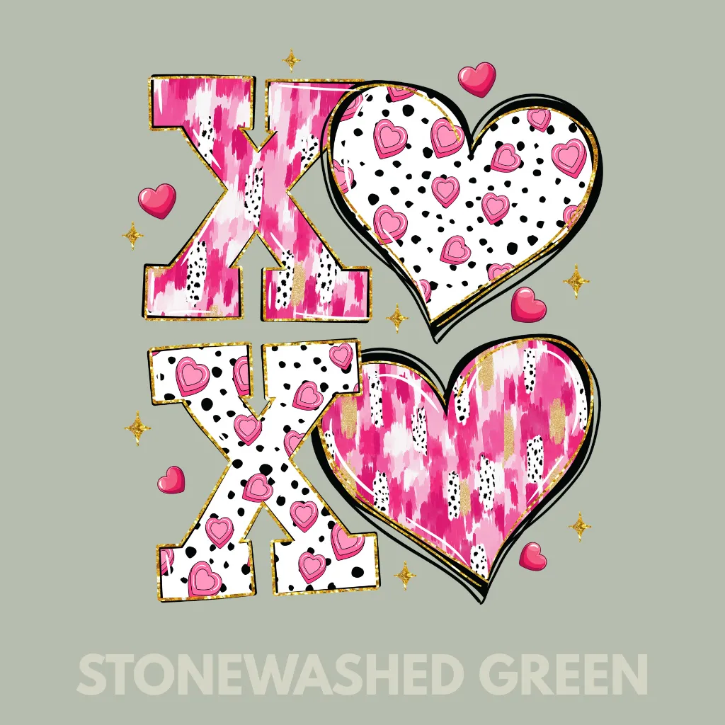 V21 - XOXO Black, white, pink, gold StonewashedGreen_Blank.webp