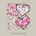 V21 - XOXO Black, white, pink, gold Sandstone_Blank.webp