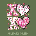 V21 - XOXO Black, white, pink, gold MilitaryGreen_Blank.webp