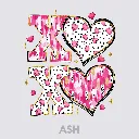 V21 - XOXO Black, white, pink, gold Ash_Blank.webp