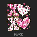 V21 - XOXO Black, white, pink, gold Black_Blank.webp