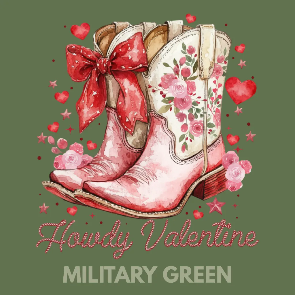 V23 - Howdy Valentine boots MilitaryGreen_Blank.webp