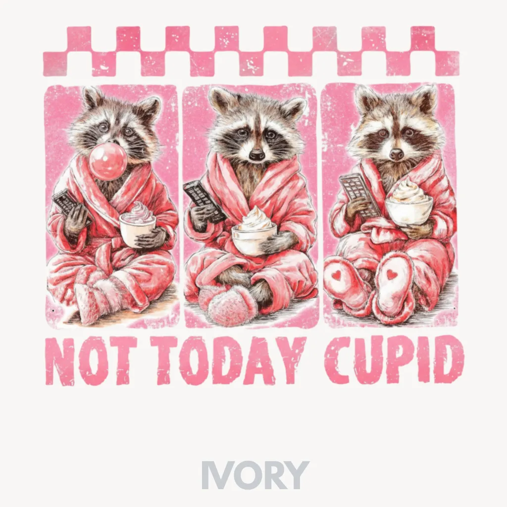 V26 - Not Today Cupid x3 Racoons Ivory_Blank.webp