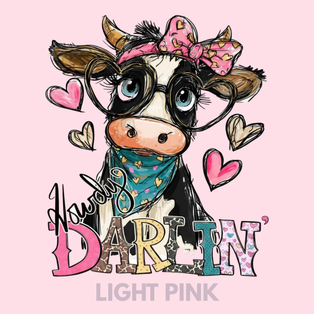 V27 - Howdy Darlin Cow LightPink_Blank.webp