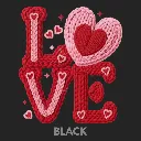 V29 - LOVE Knitted Black_Blank.webp