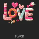 V30 - LOVE Knitted Striped Tubes Arrows Black_Blank.webp