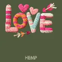 V30 - LOVE Knitted Striped Tubes Arrows Hemp_Blank.webp