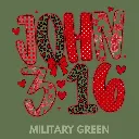 V31 - John 3.16 Red Applique MilitaryGreen_Blank.webp
