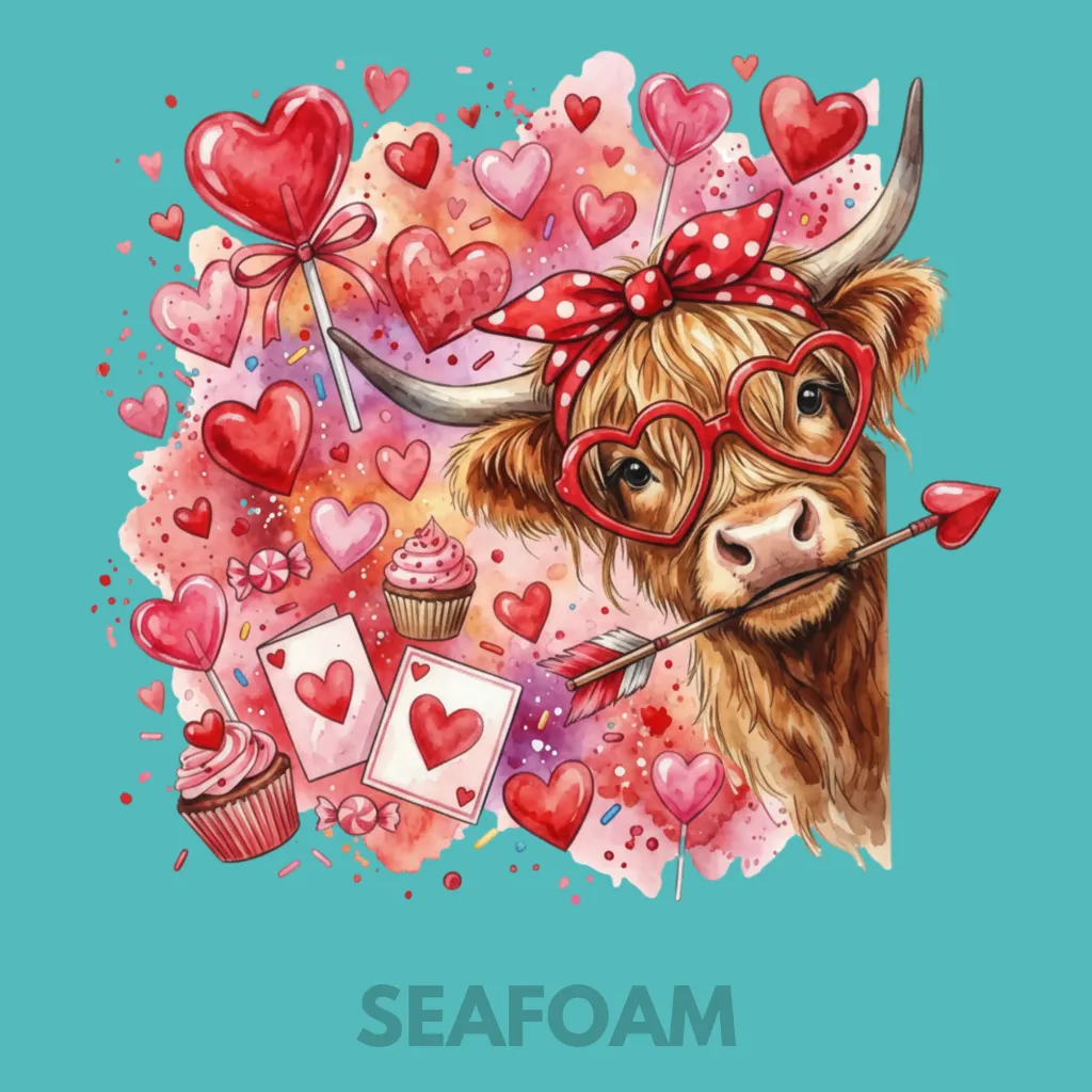 V33 - Highland Cow collage Seafoam_Blank.webp