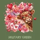 V33 - Highland Cow collage MilitaryGreen_Blank.webp