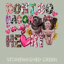 V35 - Don't go Bacon My Heart StonewashedGreen_Blank.webp