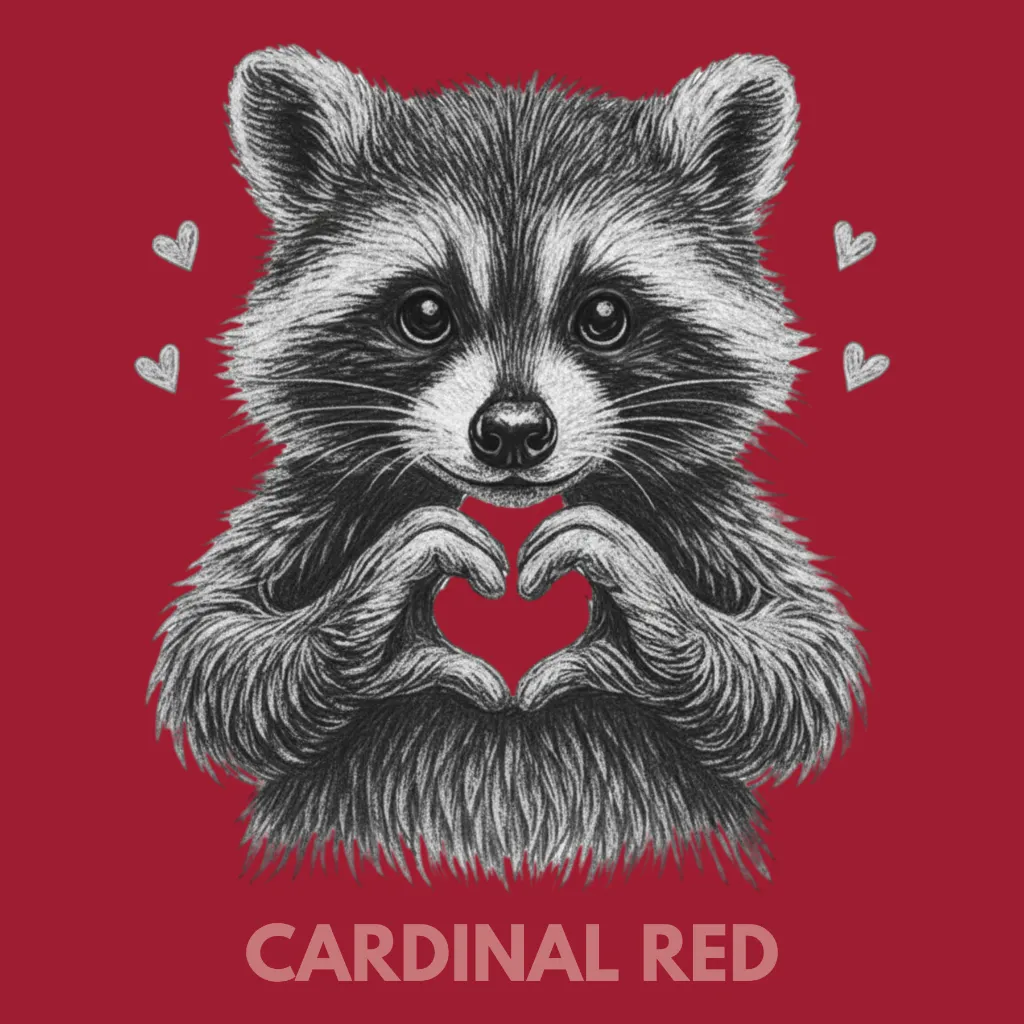 V39 - Racoon Heart Hands Cardinal_Blank.webp