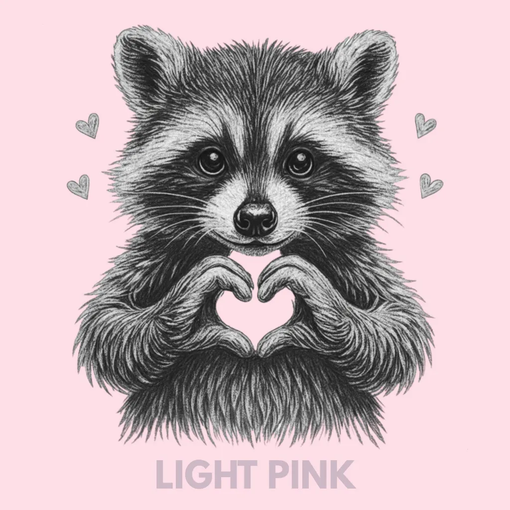 V39 - Racoon Heart Hands LightPink_Blank.webp