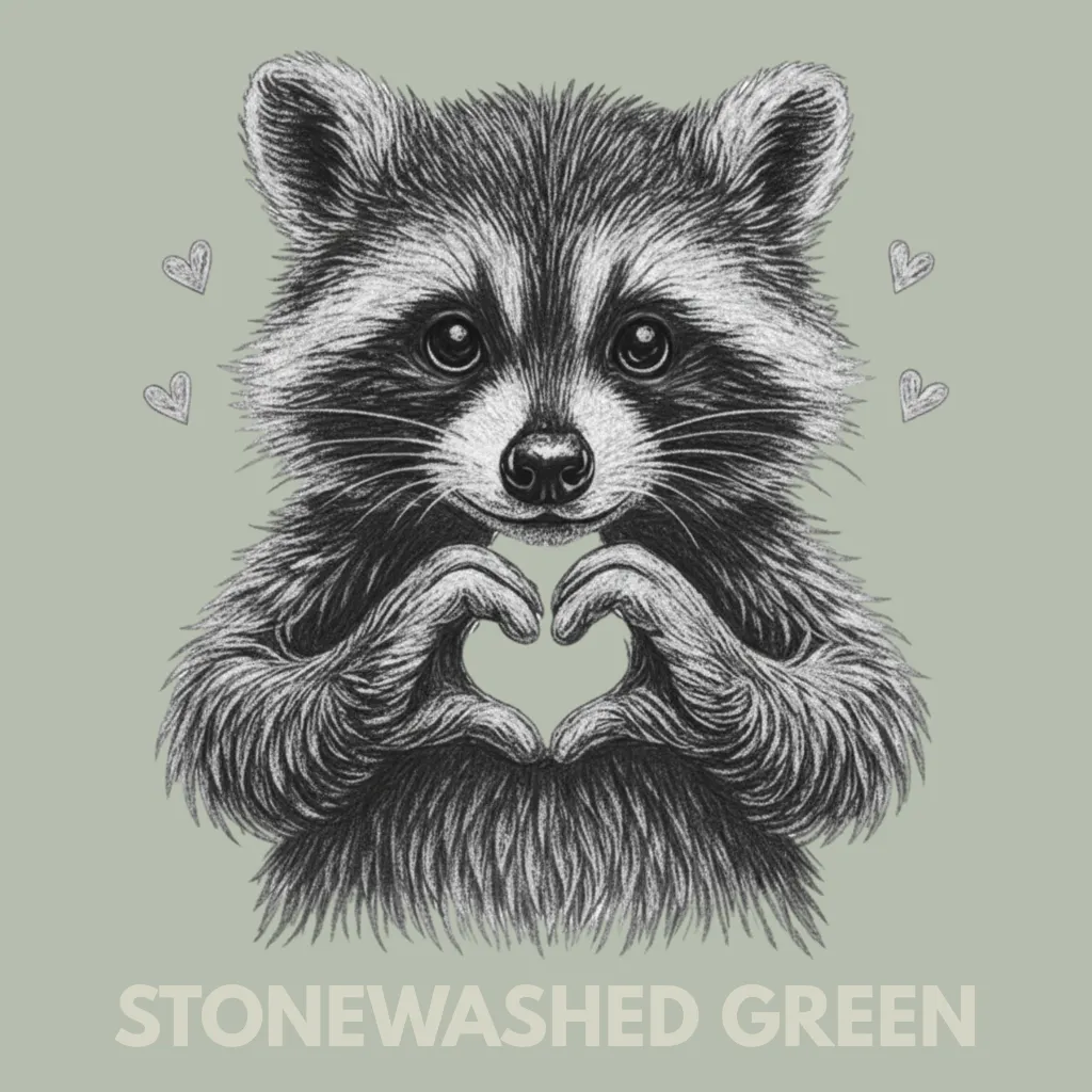 V39 - Racoon Heart Hands StonewashedGreen_Blank.webp