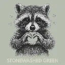 V39 - Racoon Heart Hands StonewashedGreen_Blank.webp
