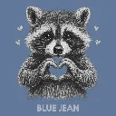 V39 - Racoon Heart Hands BlueJean_Blank.webp