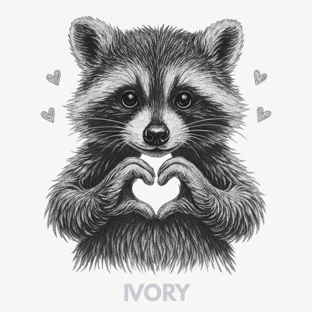 V39 - Racoon Heart Hands Ivory_Blank.webp