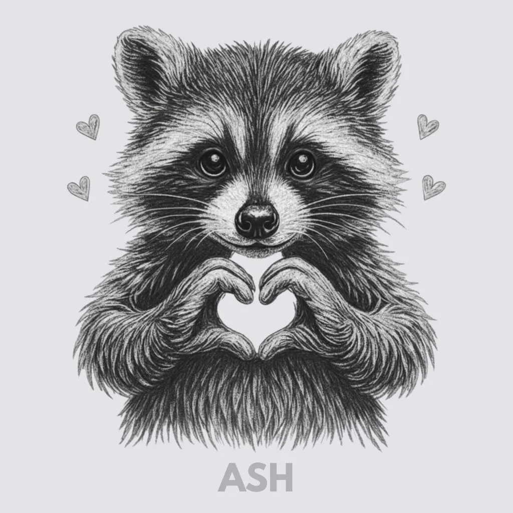 V39 - Racoon Heart Hands Ash_Blank.webp