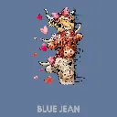 V41 - Valentines Highland Cow Peakers BlueJean_Blank.webp