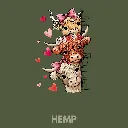 V41 - Valentines Highland Cow Peakers Hemp_Blank.webp